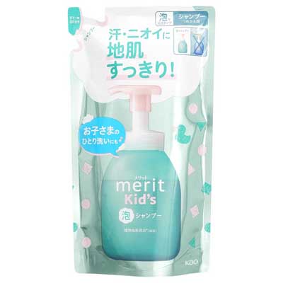 花王　メリットキッズ　泡で出てくるシャンプー　つめかえ用　270ｍｌ