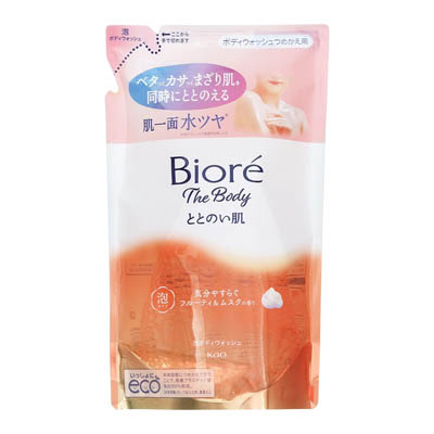 ビオレ　ザ ボディ　ととのい肌　泡タイプ　フルーティ＆ムスクの香り　つめかえ用　440ml