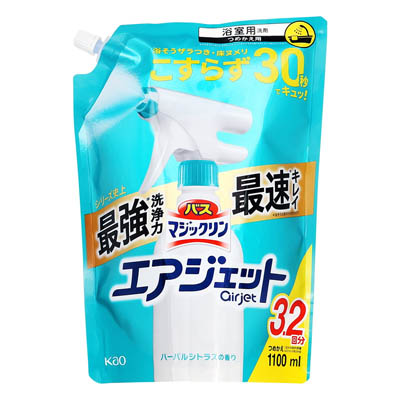 花王　バスマジックリン　エアジェット　ハーバルシトラスの香り　つめかえ用　1100ｍｌ