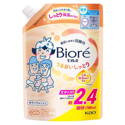 花王 ビオレuボディウォッシュ うるおいしっとり 液体タイプつめかえ用 780ml