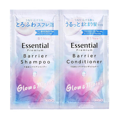 花王　エッセンシャル　プレミアム　バリアシャンプー＆コンディショナー　グロウ＆モイスト