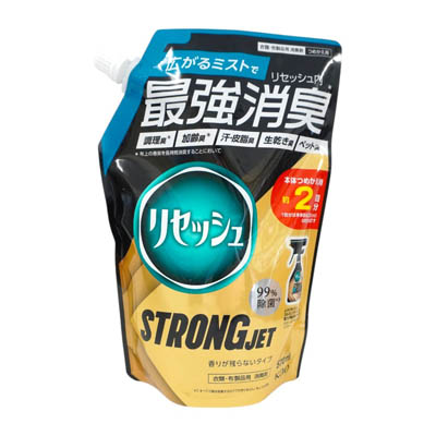 花王　リセッシュ　ストロングジェット　香りが残らないタイプ　つめかえ用　570ｍｌ