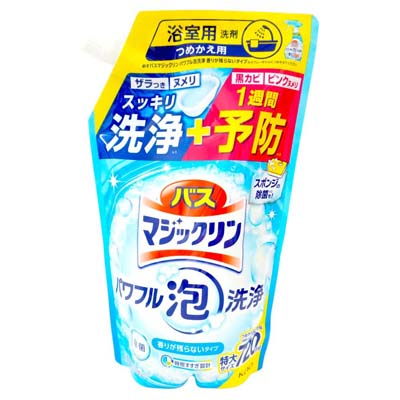 花王　バスマジックリン　パワフル泡洗浄　香りが残らないタイプ　つめかえ用　720ｍｌ