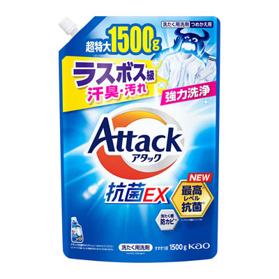 花王　アタック抗菌EX　つめかえ用　1500ｇ