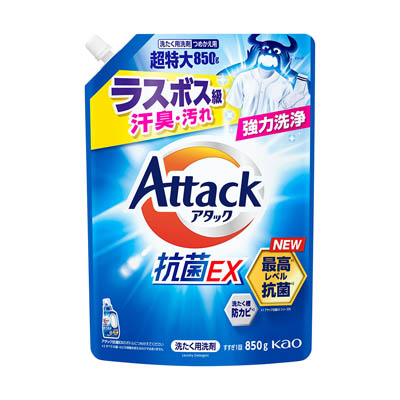 花王　アタック抗菌EX　つめかえ用　850ｇ