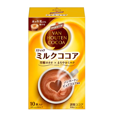 バンホーテン　スティックミルクココア　10本入