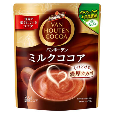 片岡物産　バンホーテン　ミルクココア　200ｇ