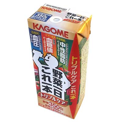 カゴメ 野菜一日これ一本トリプルケア 200ml