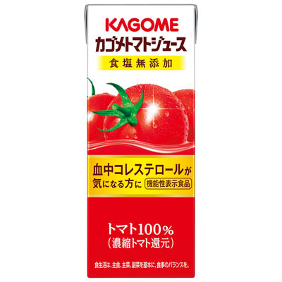 カゴメ トマトジュース食塩無添加 200ml