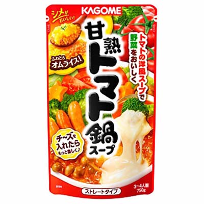 カゴメ 甘熟トマト鍋スープ 3~4人前 750g