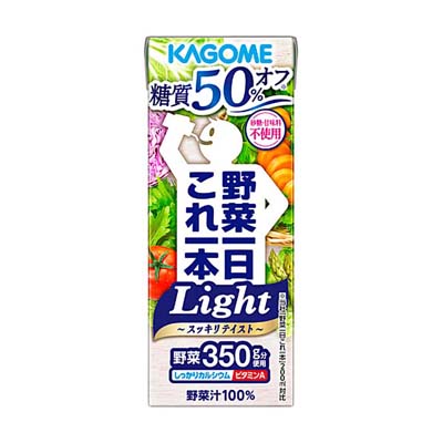 カゴメ 野菜一日これ一本Light