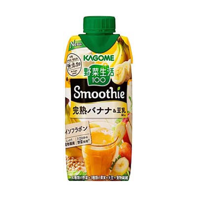 カゴメ野菜生活スムージー完熟バナナ&豆乳