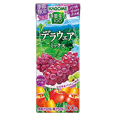 カゴメ 野菜生活 デラウェアミックス