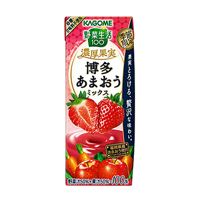 カゴメ野菜生活 濃厚果実博多あまおうミックス 195ml