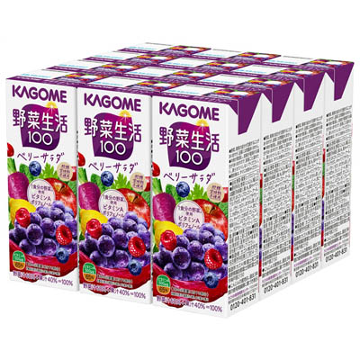 カゴメ 野菜生活100ベリーサラダケース販売