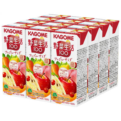 カゴメ 野菜生活100アップルサラダケース販売