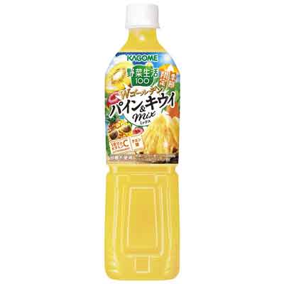 カゴメ　野菜生活100　Ｗゴールデン　パイン＆キウイミックス　720ml
