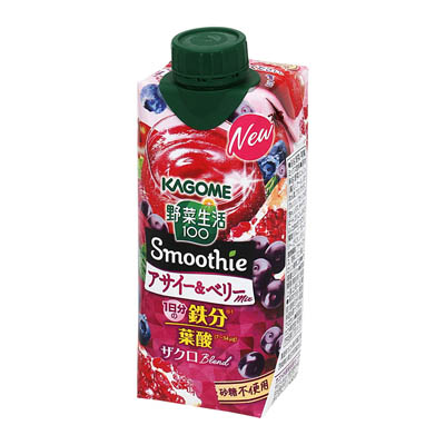 カゴメ　野菜生活　Smoothieアサイー＆ベリー　330ml