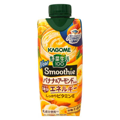 カゴメ　野菜生活100スムージー　バナナ＆アーモンドミックス　330ｍｌ