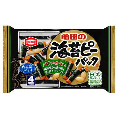 亀田製菓 亀田の海苔ピーパック 4袋詰