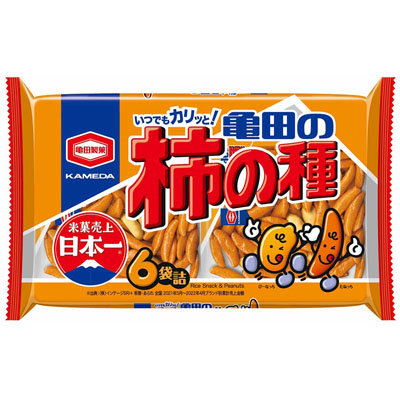 亀田の柿の種 6袋詰 180g
