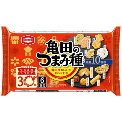 亀田製菓 亀田のつまみ種 6袋詰