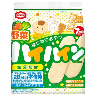 亀田製菓　野菜ハイハイン　2枚×12袋