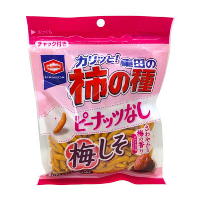 亀田製菓 柿の種ピーナッツなし梅しそ 91g