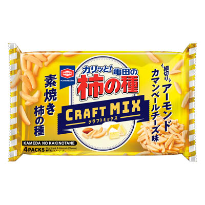 亀田の柿の種 クラフトMIXアーモンドカマンベールチーズ味 70g