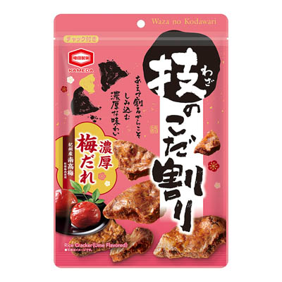 亀田製菓　技のこだ割り　濃厚梅だれ　100ｇ