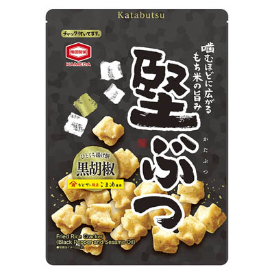 亀田製菓 堅ぶつ 黒胡椒 140g