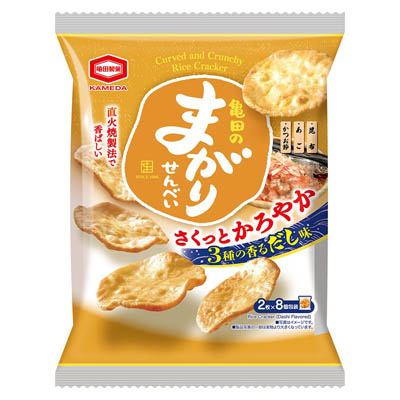 亀田のまがりせんべい　３種の香るだし味