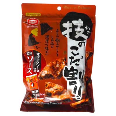 亀田製菓　技のこだ割り　濃厚ソース　100ｇ