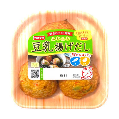 カネテツ　豆乳揚げだし　3個入