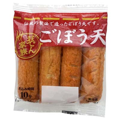 カネテツ　おでん家族　ごぼう天　4本入