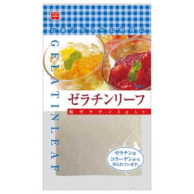 共立食品　ホームメイドケーキ　ゼラチンリーフ　5ｇ入