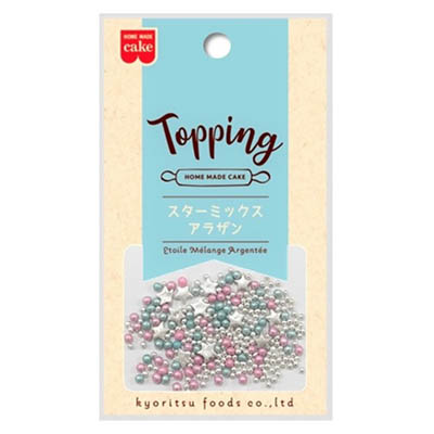 共立食品　ホームメードケーキ　トッピング　スターミックスアラザン　3.5ｇ