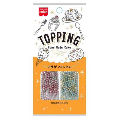 共立食品　ホームメードケーキ　トッピング　アラザンミックス　8ｇ