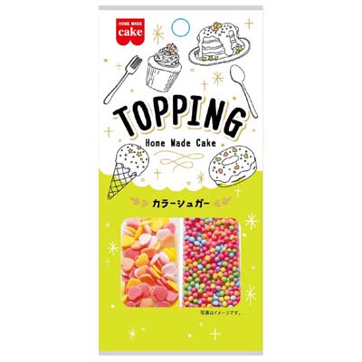 共立食品 トッピング カラーシュガー 8g