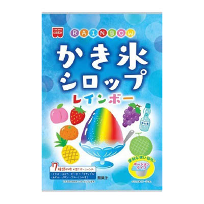 共立　レインボーかき氷シロップ　１４７ｇ