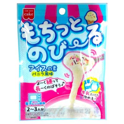 共立食品　ホームメイドケーキ　もちっとのび～るアイスの素　バニラ風味　43ｇ