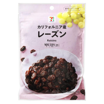 セブンプレミアム カリフォルニア産レーズン 105g
