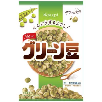 春日井製菓 えんどう豆まるごと! Newグリーン豆 90g