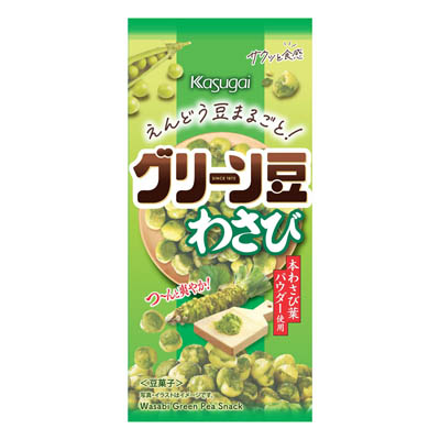 春日井製菓　グリーン豆　わさび　38ｇ