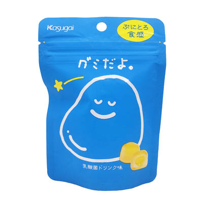 春日井 グミだよ。乳酸菌ドリンク味 60g