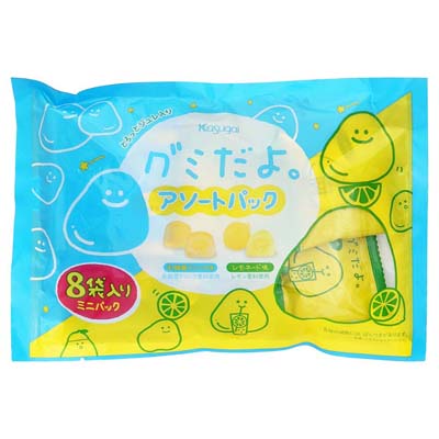春日井製菓　グミだよ。アソートパック　8袋入