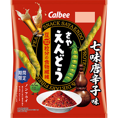 カルビー さやえんどう七味唐辛子味 60g