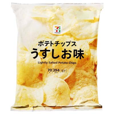 セブンプレミアム ポテトチップスうすしお味 70g