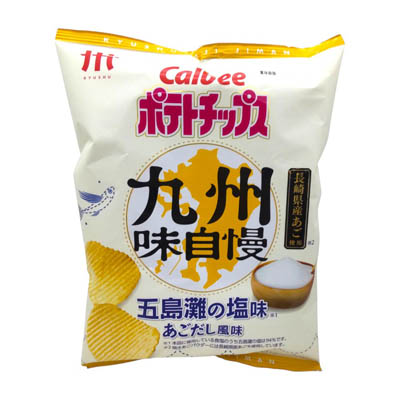 カルビー　ポテトチップス　九州味自慢　五島灘の塩味あごだし風味　57ｇ