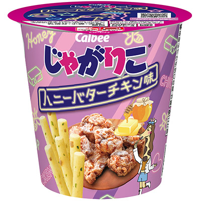 カルビー じゃがりこハニーバターチキン味 52g